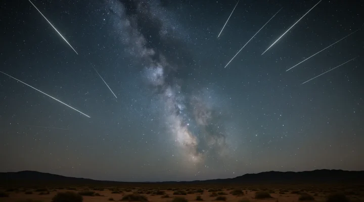 Perseid Meteor Showers Peak