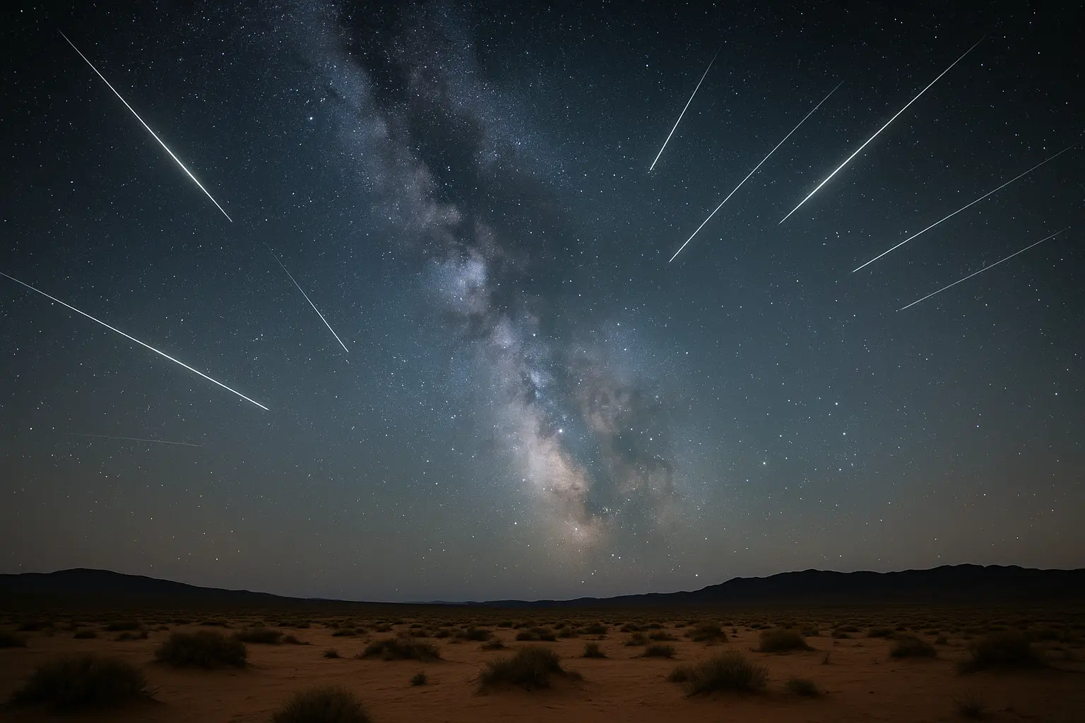 Perseid Meteor Showers Peak